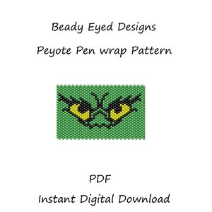 Peyote Pen wrap beading pattern