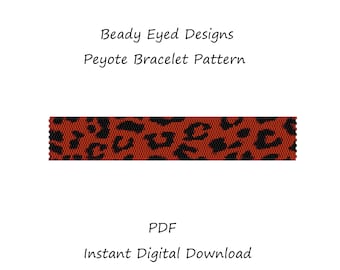 Peyote bracelet beading pattern