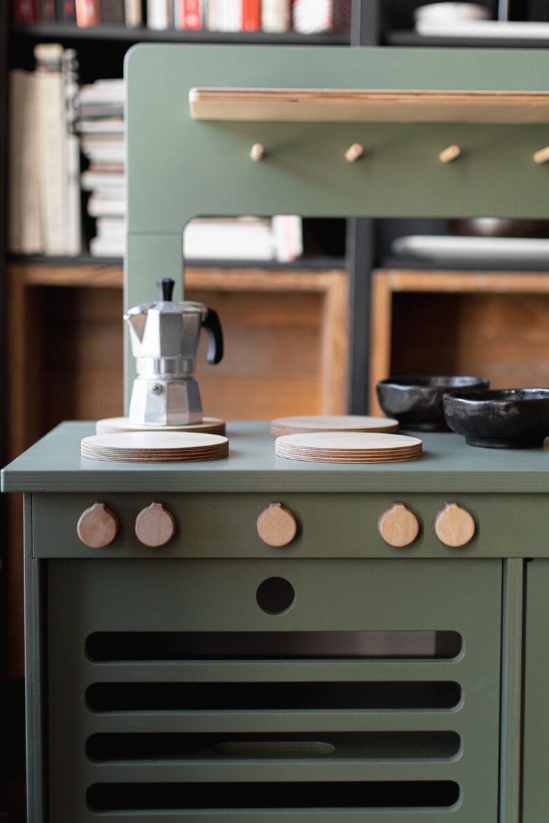 Wood Play Kitchen image 9