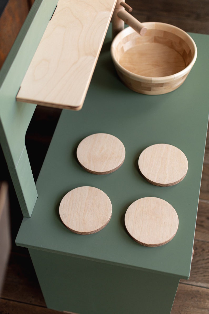 Wood Play Kitchen image 8