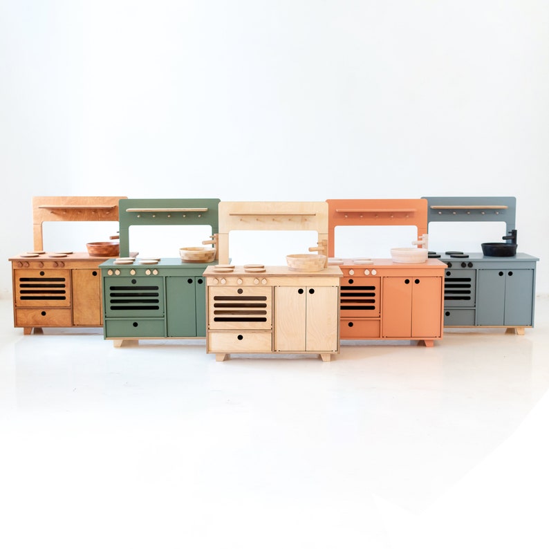Wood Play Kitchen image 6