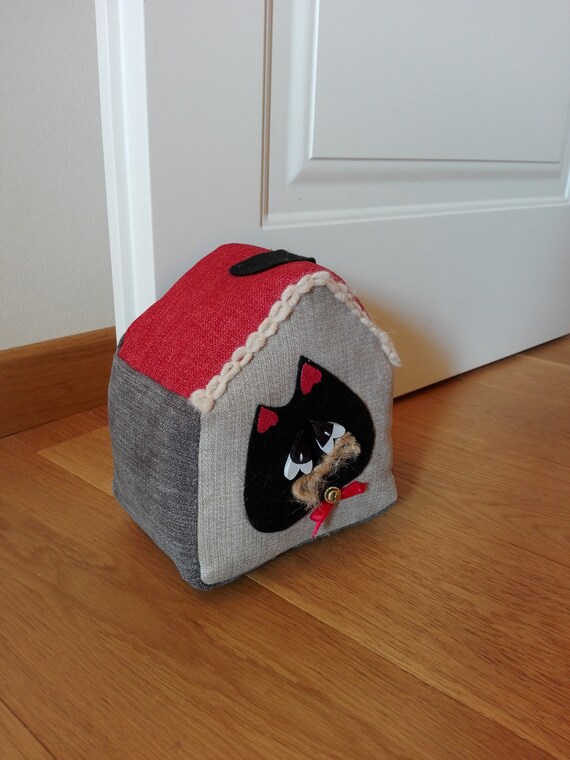 3 In 1 Sewing Pdf Pattern Door Stop House Cat Dog Owl