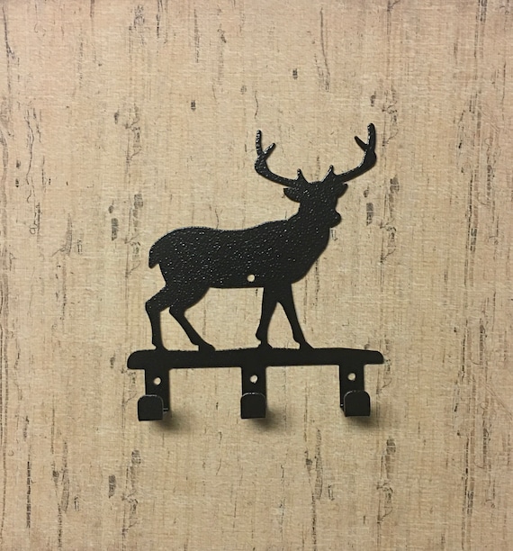 3D Metal Buck Deer Antlers Bathroom/Kitchen Towel Hanger Hat Rack Key Ring Hook 3D Metal Buck Deer Antlers Bathroom/Kitchen Towel Hanger Hat Rack Key Ring Hook