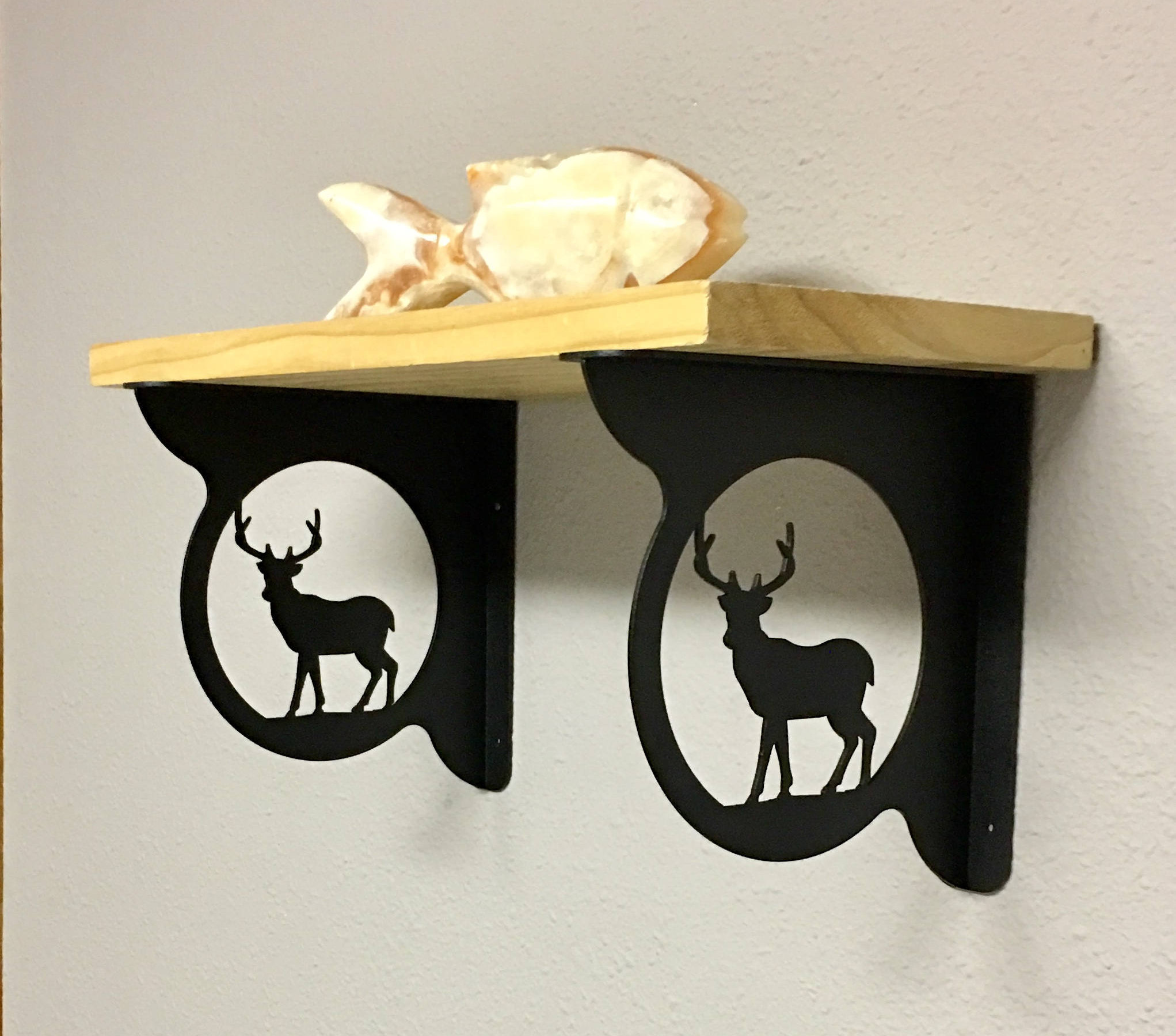 DEER PROFILE Decorative Shelf Brackets set of 2 Deer Decor Etsy.de