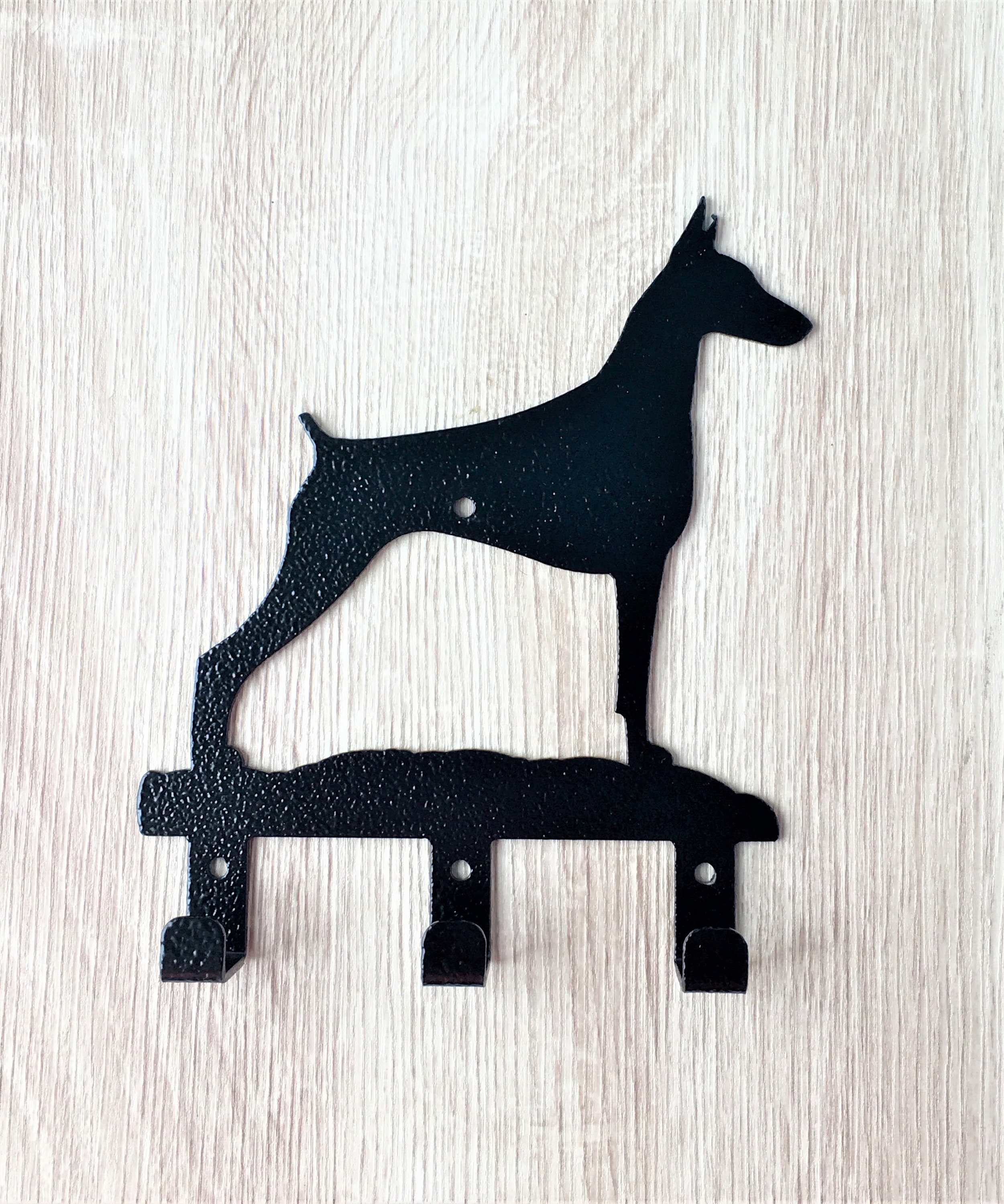 Doberman Dog Decorative Wall Hook Hanger Organization Hooks Etsy