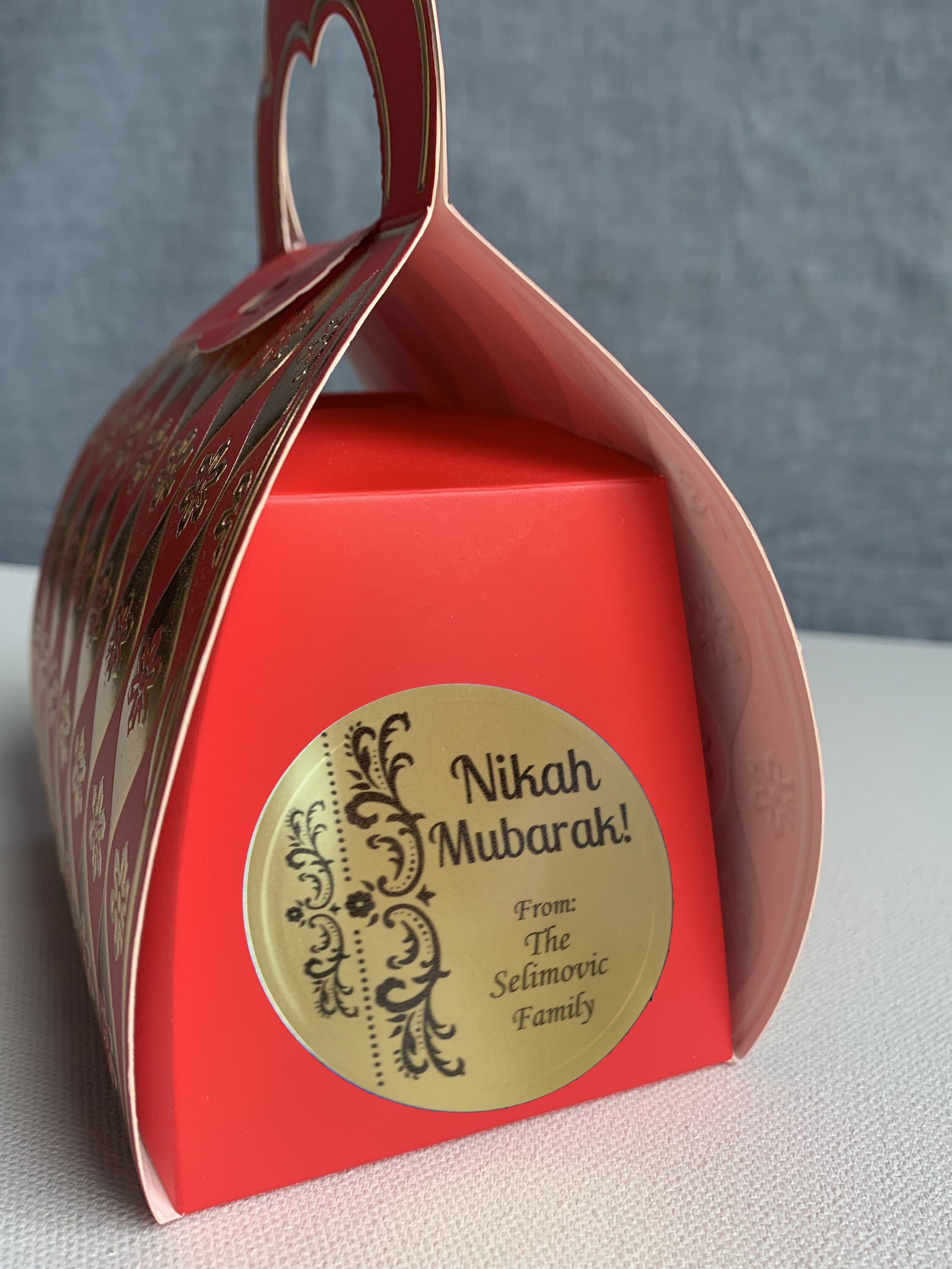 10 Nikah Favor Boxes Eid Chocolate Boxes Personalized Gift Etsy