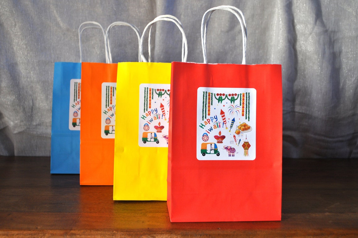 Kid's Diwali Gift Bag Diwali Favors Indian Sweets Gift Etsy