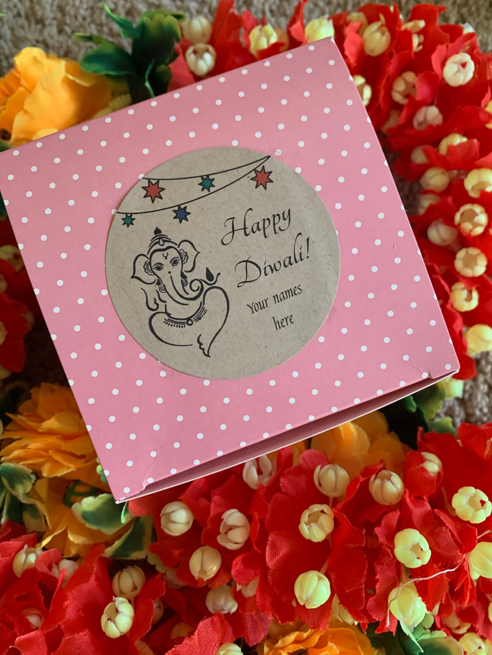 9 Personalized Diwali Stickers Diwali Gift Stickers Diwali Etsy