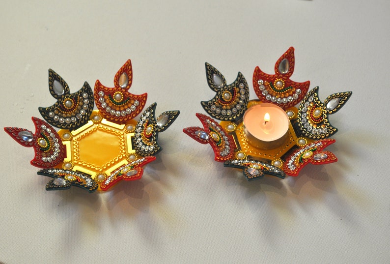 Buy Diwali Decor, Indian Diya, Hindu Puja Gift, Home Decor, Temple