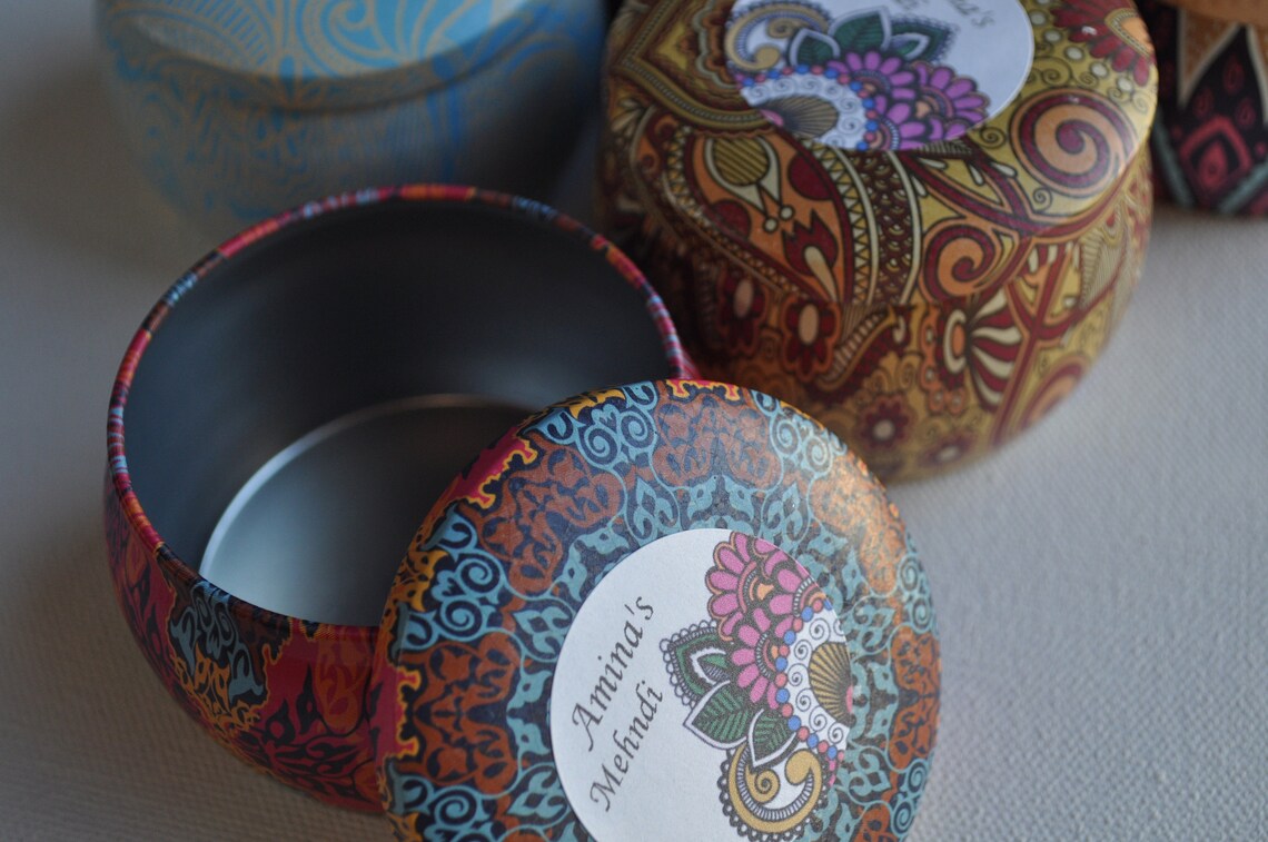 2 Mehndi Favors Indian Party Favors Sangeet Favor Boxes Etsy