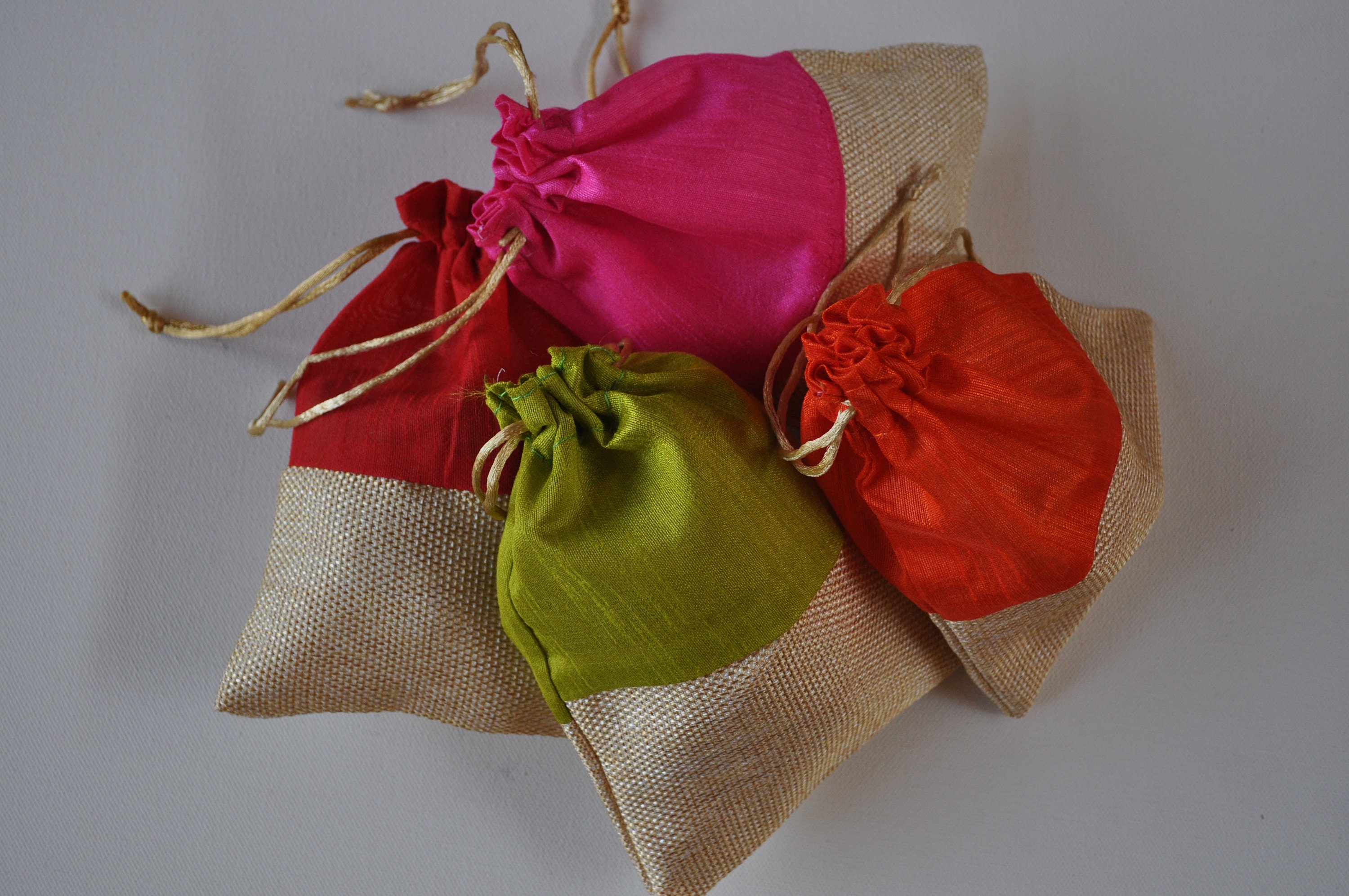 25 Indian Wedding Favor Bags Bridal Shower Mahendi Party Etsy