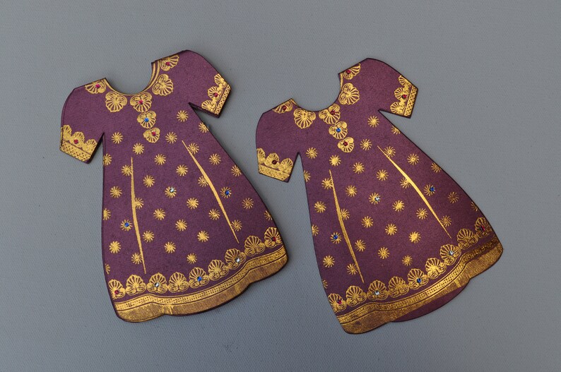 Baby Shower Gifts Purple Dress Envelopes Gift Envelopes Etsy