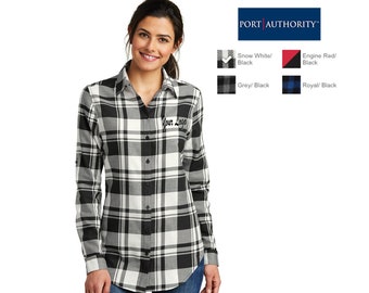 womens flannel tunic dress