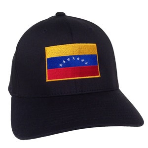Venezuela Embroidery Flag on a Flexfit - Cotton Blend Cap