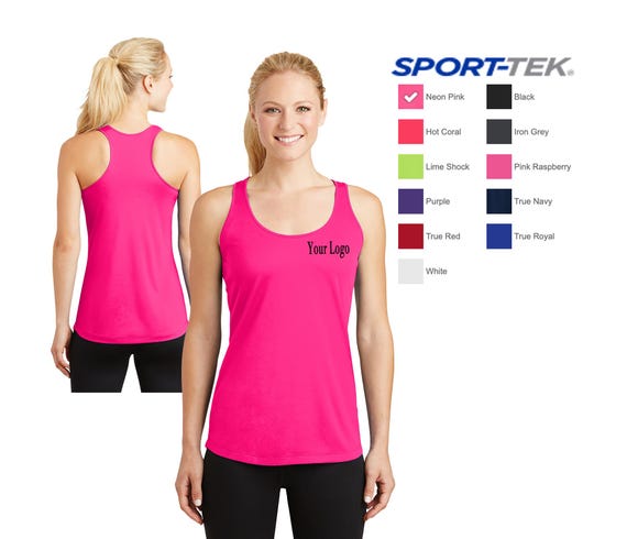Sport-Tek Women's PosiCharge Competitor Racerback Tank LST356 Custom Embroidery Monogram Athletic Shirt