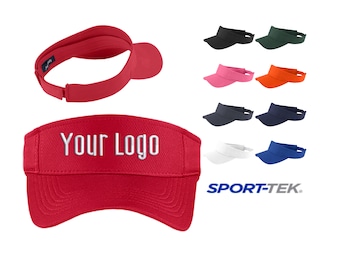 Sport-Tek® PosiCharge® RacerMesh® Visor STC27, Custom Visor, Embroidery Visor, Monogrammed Visor, Golf Visor, Teams, Tennis Visors.