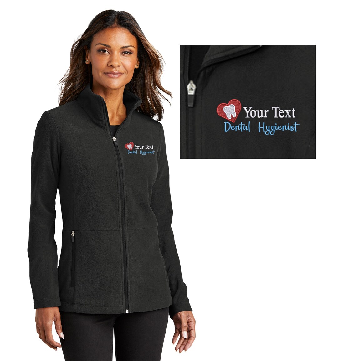 Personalized Dental Hygienist Custom Embroidered Jacket With Port ...