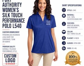 Custom Performance Polo Shirt for Business Uniforms | Port Authority L540