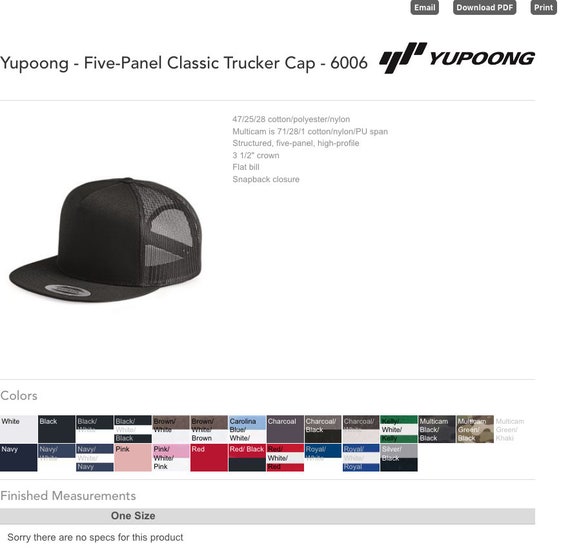 the classics yupoong custom