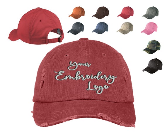 Distressed hats custom Clearance