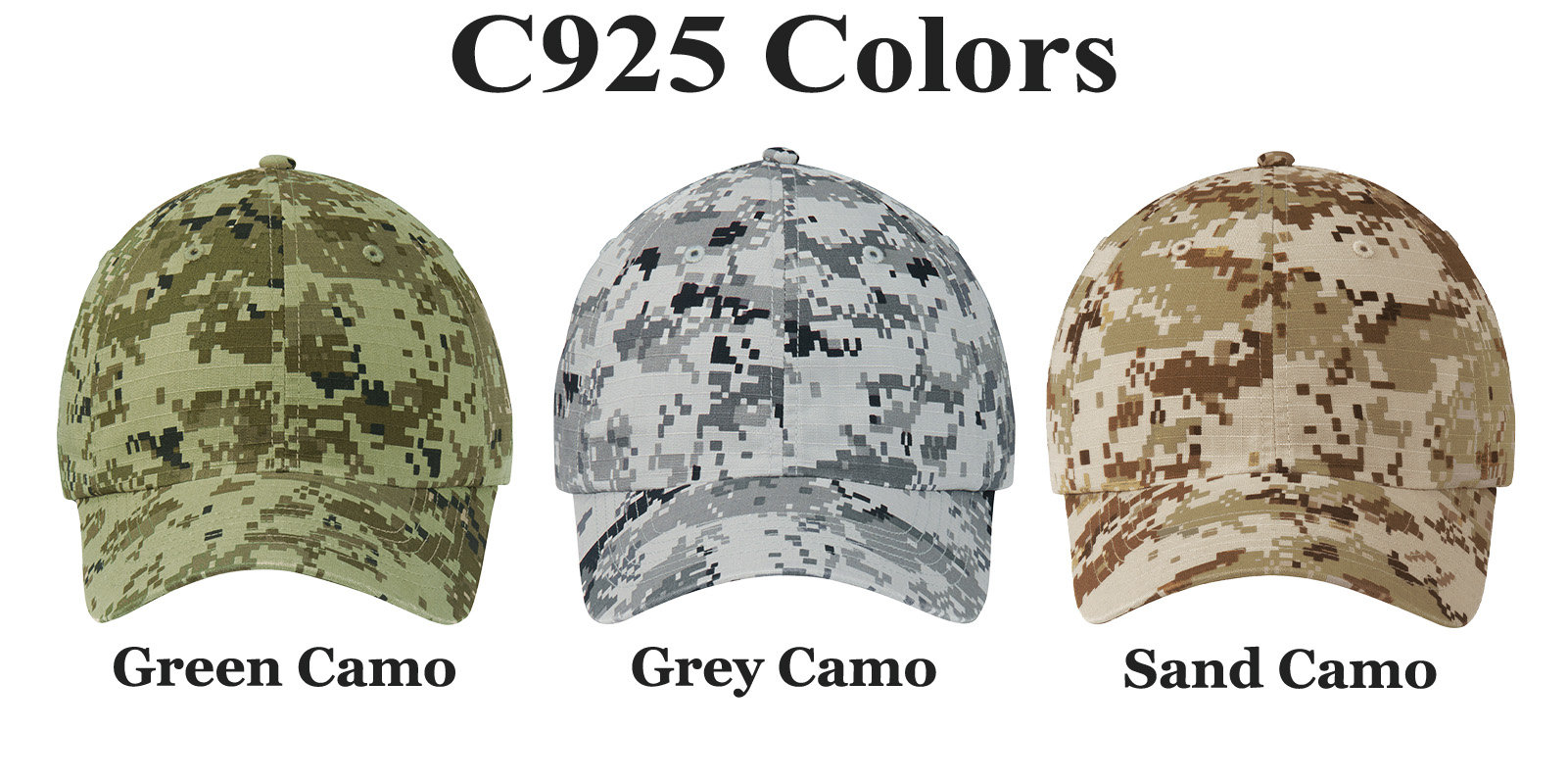 Port Authority Digital Ripstop Camouflage Cap - Low Profile Cotton Camo Hat (C925) - View #3