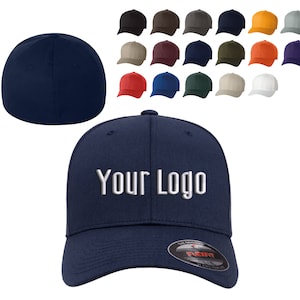 Flexfit Structured Twill Cap. 6277, Custom Hats, Embroidery Hats, Monogram Hats, Business, Baseball Teams, Personalized.