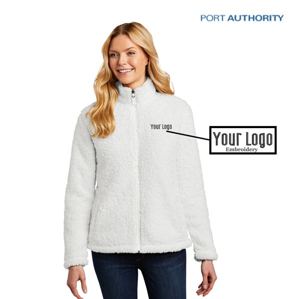 Port Authority® Ladies Cozy Fleece Jacket - L131, Embroidery Jacket, Custom Jacket, Personalized gifts, Monogram Jacket, Business gifts.