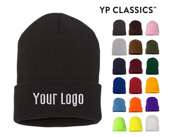 Yupoong - Classics™ Cuffed Beanie - 1501KC, Custom Beanies, Embroidery Beanies, Monogram Beanies, Business, Teams, Personalized.