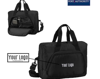 Port Authority ® City Briefcase BG322, Custom Briefcase, Monogram Briefcase, Embroidery Briefcase, Business Briefcase, Personalized gifts.