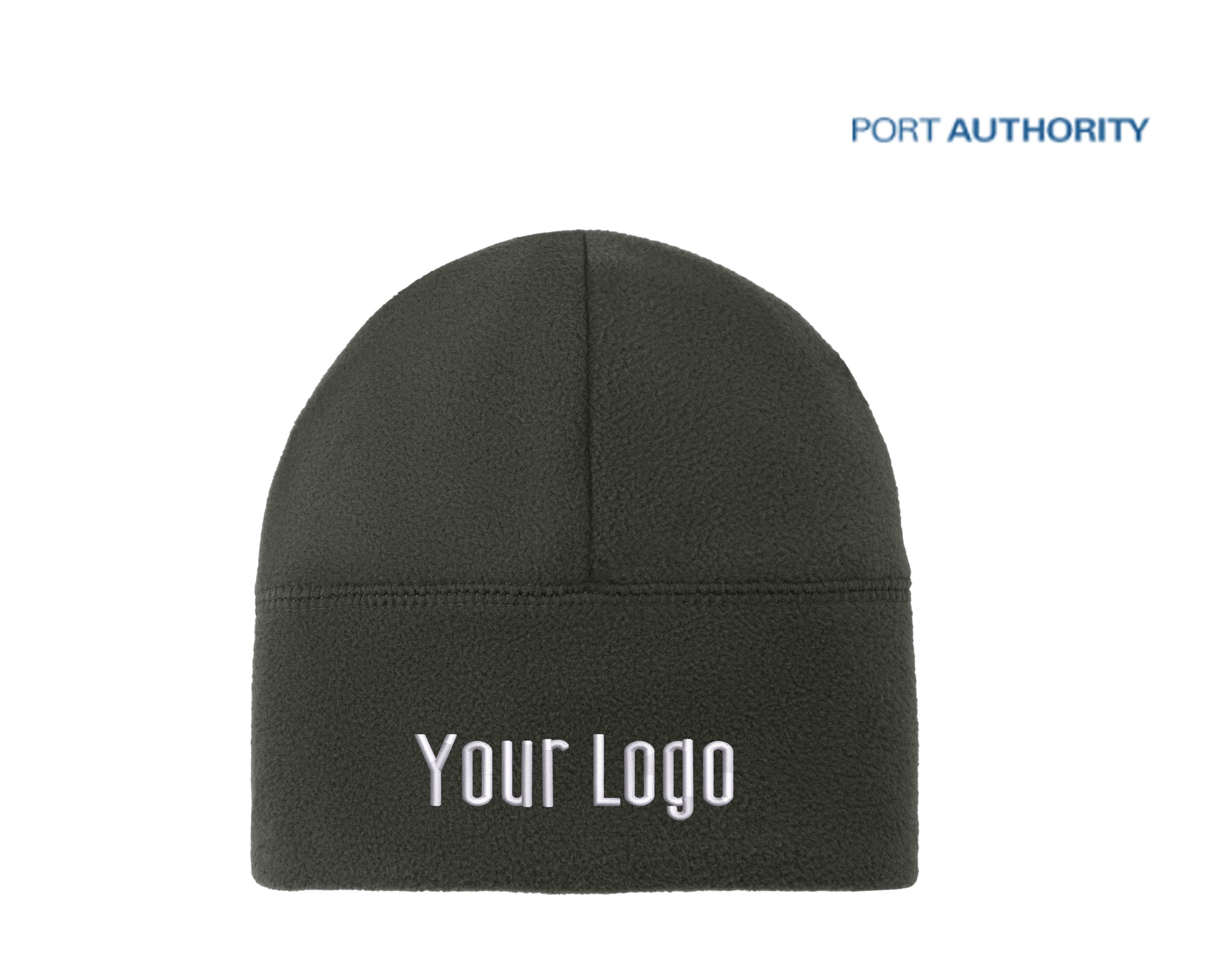Port Authority Fleece Beanie C918 Custom Embroidery Monogram