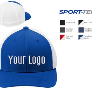 Sport-Tek ® Flexfit ® Air Mesh Back Cap STC40, Custom Hats, Embroidery Hats, Monogram Hats, Business, Baseball Teams, Personalized.