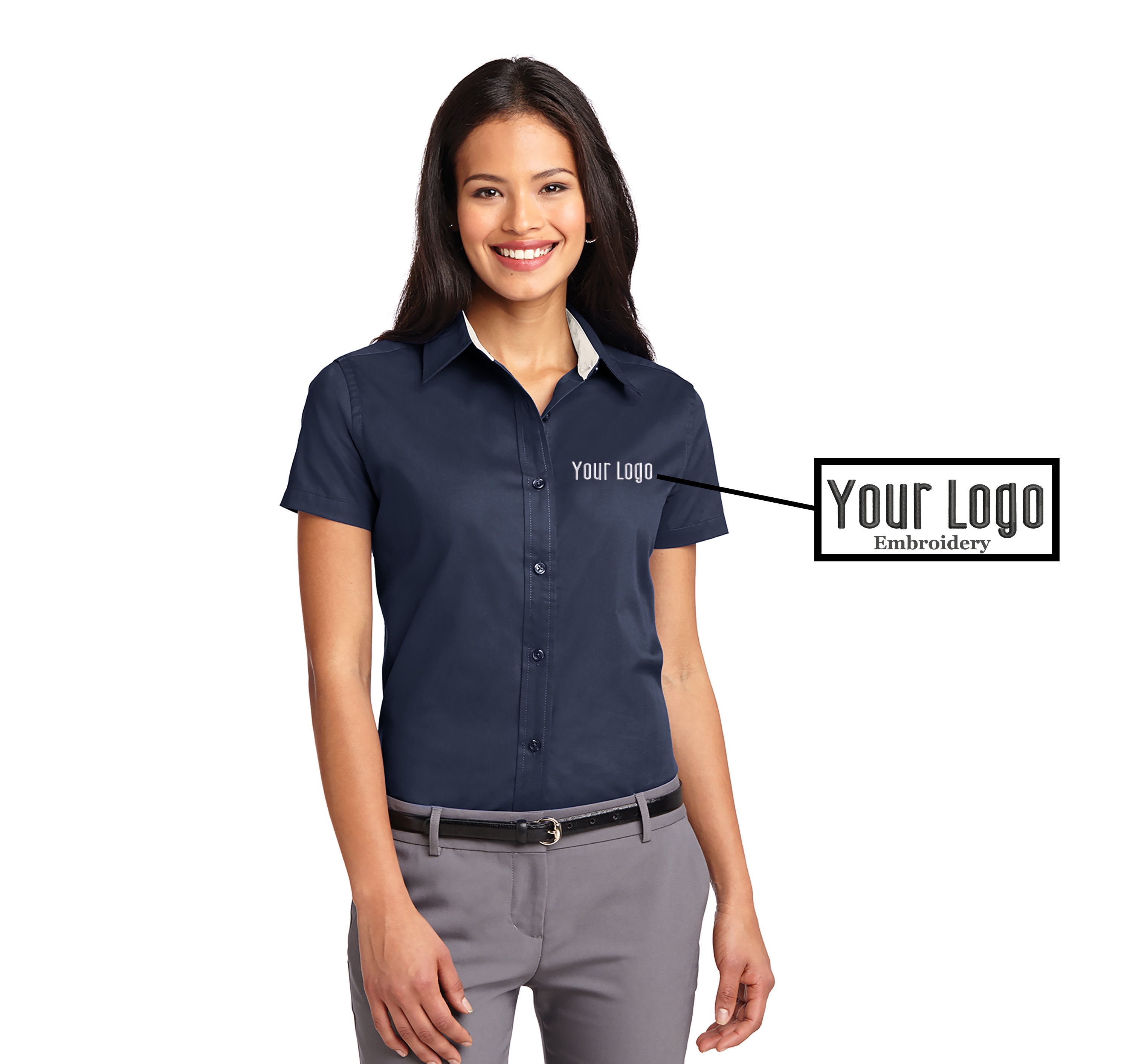 Port Authority® Ladies Short Sleeve Easy Care Shirt. L508