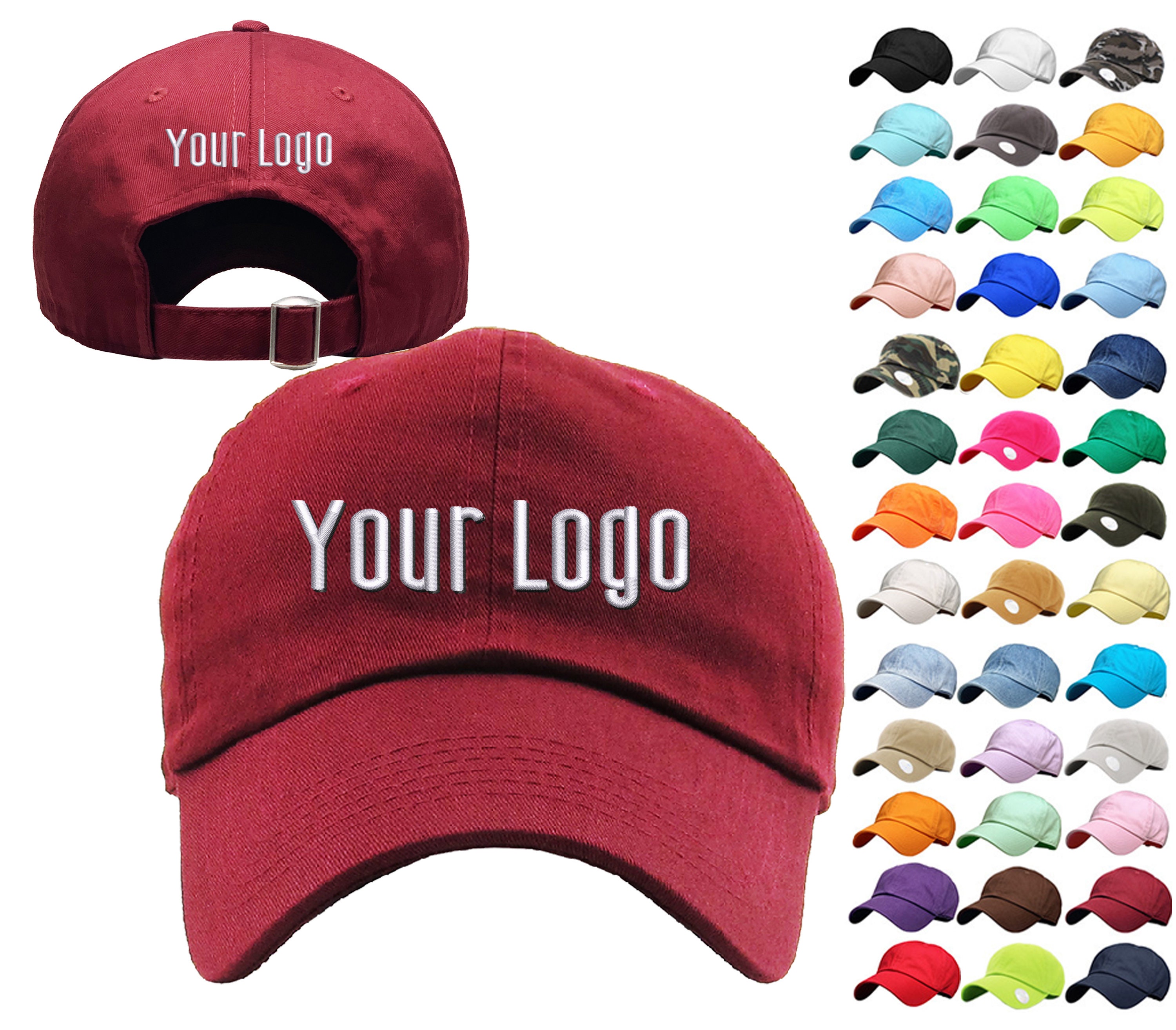 Premium Baseball Cap KB4006, Custom Hats, Embroidery Hats, Monogram Hats,  Business, Baseball Teams, Personalized Gifts, Custom Logo. 