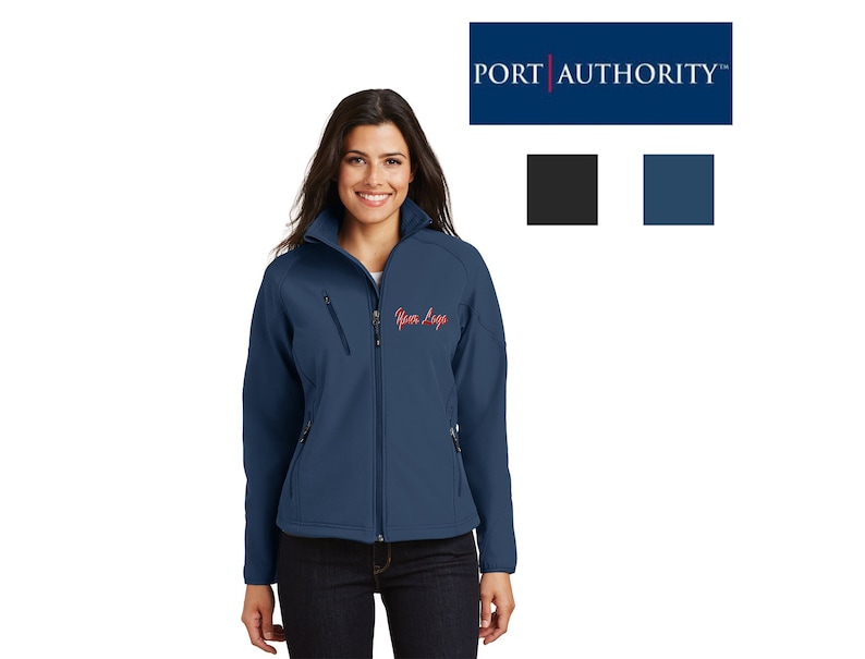 L705-simple Port Authority; Ladies Textured Soft Shell Jacket