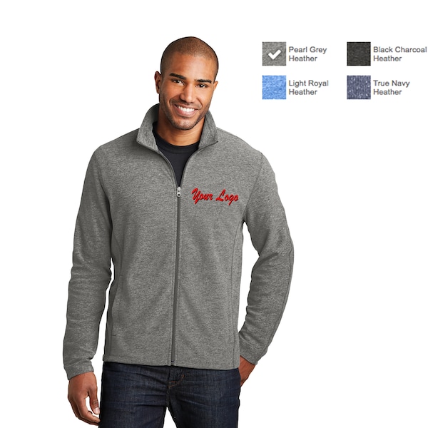 Custom Logo Fleece Jacket Etsy