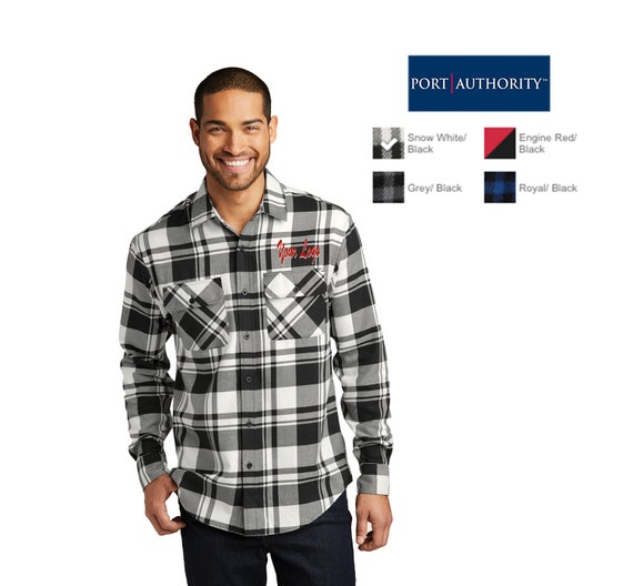 Plaid Flannel Shirt W668 