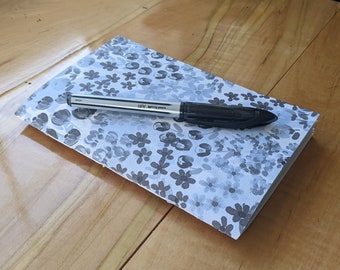 Blue Scale Floral Traveler Insert/Midori Refill/Notebook-Passport/Field Notes/Personal/B6/Slim/A6/Standard/A5-Lined/Grid/Blank/Dot-405