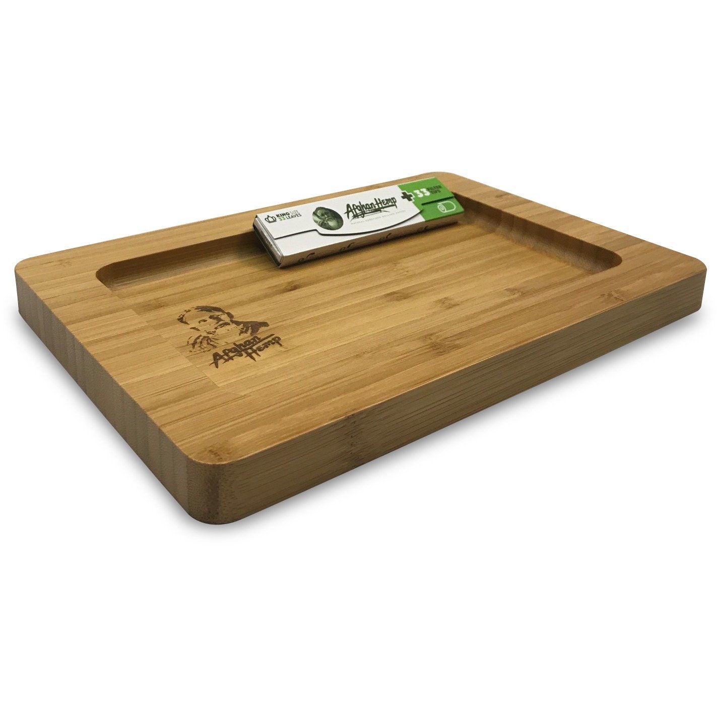 Plain Afghan Hemp Bamboo Rolling Tray Etsy