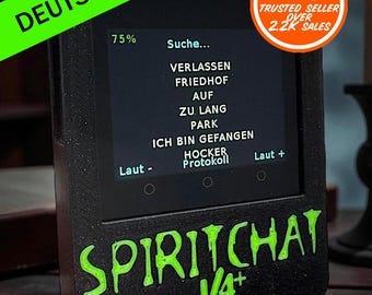DEUSTCH SPIRIT BOX! German Speaking itc device for ghost hunting paranormal investigations. Over 8900 words! V4 alternative to Ovilus