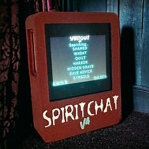 NEW Spirit Chat V4 ghost paranormal (speaking alerts) ITC device detector over 10550 words for investigations like Alice box / Ovilus Red