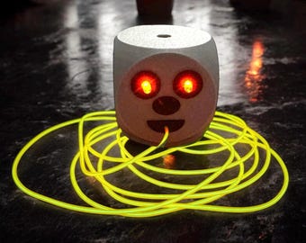 REM and KNOCK DETECTOR (Rem Line) - 2 in 1 rem detector & Knock sensor paranormal ghost hunting vigil equipment spirit detector (orange)