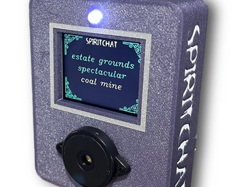 Spirit Chat V3 ghost paranormal communication words ITC device detector for investigations like Alice box / Ovilus winter frost edition