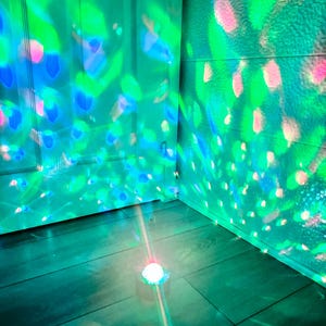 SPIRIT DISCO BALL! - motion pir sensor light show device / detector for paranormal equipment for investigations / ghost hunting / vigils