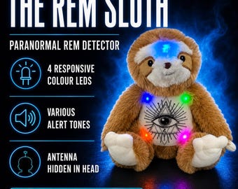 ¡OSO REM! Osito de peluche con sensor de pereza, ideal para equipos de vigilancia paranormales de caza de fantasmas, detector de espíritus/dispositivo.