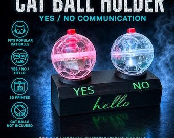 CAT BALL HOLDER yes / no communication Paranormal spirit / cat ball stand holder for ghost hunting investigations and vigils