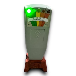 SOPORTES PARA MEDIDORES EMF x 2 Soporte para medidor de espíritus paranormales / EMF K2 para investigaciones y vigilias de caza de fantasmas. Rojo