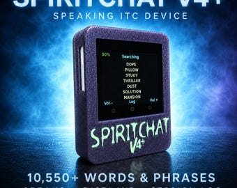 SPIRIT BOX! Speaking itc device for ghost hunting paranormal investigations. Over 10550 words! alternative to Ovilus Alice - SpiritChat V4+