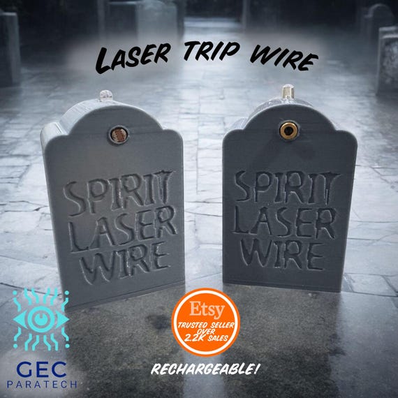 SPIRIT TRIP WIRE. laser beam / door monitor for Paranormal ghost hunting / investigations / vigils  (blue/grey colour)