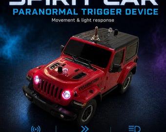 ¡COCHE ESPIRITUAL! Activador de movimiento, infrarrojos, LED de proximidad, coche espiritual, equipo paranormal de caza de fantasmas, vigilia, Jeep Wrangler.