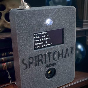SPIRIT BOX! SpiritChat Mini+ ghost box paranormal communication ITC device for investigations alternative to / like Ovilus Alice -Silver